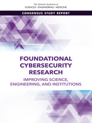 cover image of Foundational Cybersecurity Research